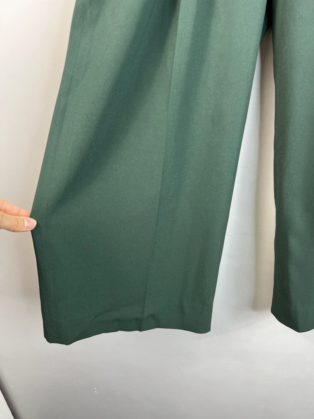 Aritzia Babaton old money high rise cropped wide leg paper bag waist trousers 8 - Picture 8 of 13